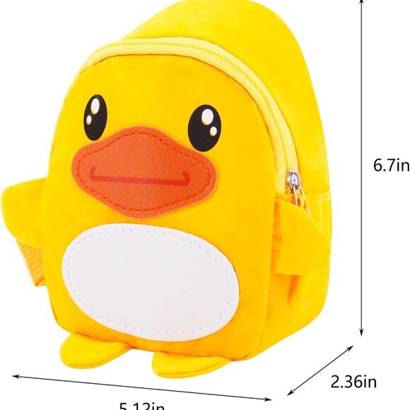 Cartoon Duck Sling Bags Nylon Shoulder Backpack CrossBody Backpack Casual Daypac - Picture 4 of 7